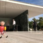 ‘The Little Hunchback’, Bauhaus Puppets with Christian Fucs at the Mies Van der Rohe pavilion, Barcelona